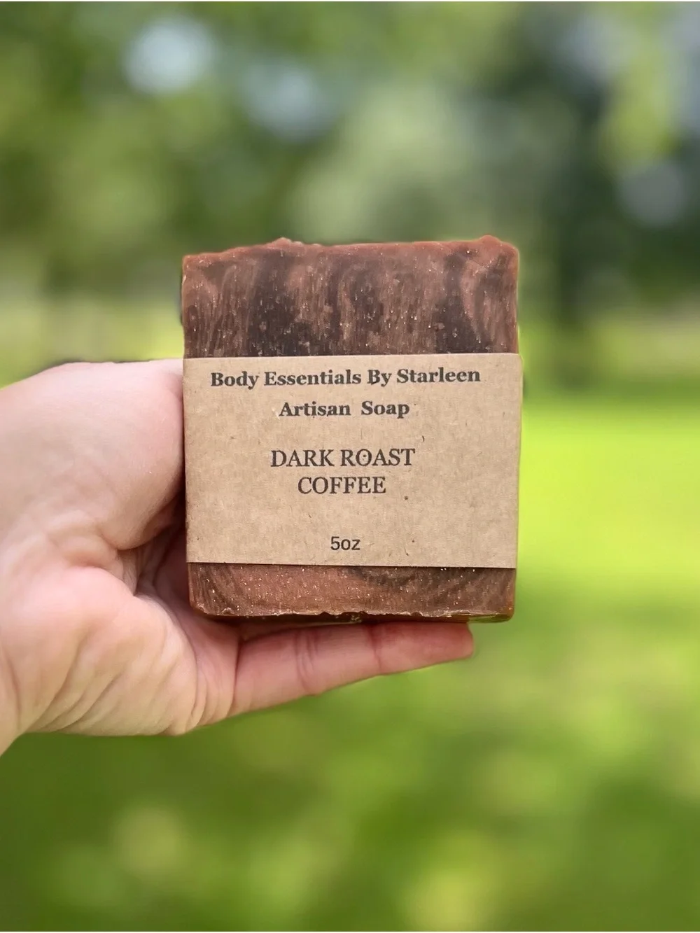 Hand Crafted - Artisan Soap ~ Dark Roast Coffee Soap - Non exfoliating
